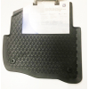 Tappeto in gomma nero, Posteriore, 2 pz - VW Polo 9N (fissaggio bottone tondo)
