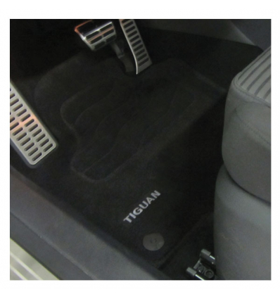 Set tappeti anteriori e posteriori in tessuto 3D, antracite - VW Tiguan 5N