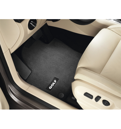 Set tappeti anteriori e posteriori in tessuto 3D, antracite - VW Golf 5 Plus, Golf 6 Plus