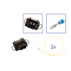 Connettore 2 pin 357 972 752, A 007 545 16 26 con scatola contatti - Kit di riparazione - VW Audi Seat Skoda