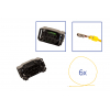 Connettore 6 pin 7M0 973 119, A210 540 36 81, 61 13 8 383 300 con scatola contatti - Kit di riparazione - VW Audi Seat Skoda