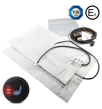 Riscaldamento del sedile AMPIRE, regolabile in 3 stadi, 12 volt