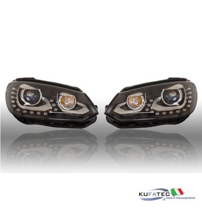Bi-Xenon Headlights LED DTRL - VW EOS 2012